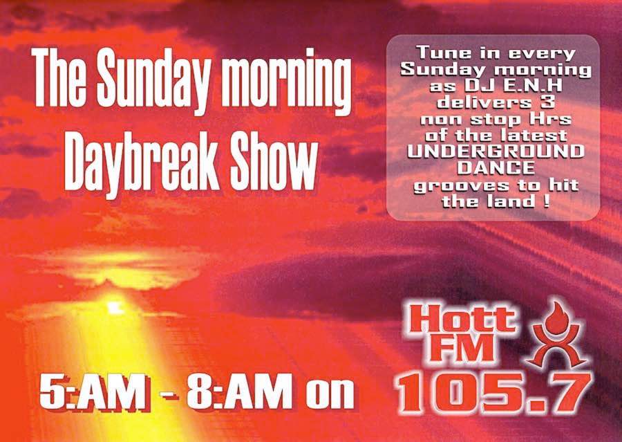 The Sunday Morning Daybreak Show on 105.7 Hott FM