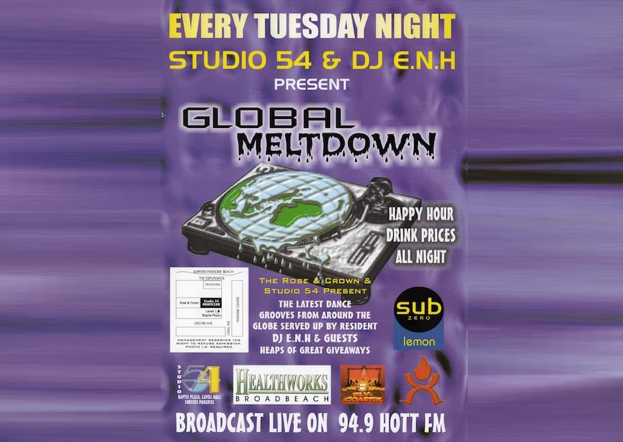 DJ Ian H - Global Meltdown Flyer Live Braodcast on 94.9 Hott FM