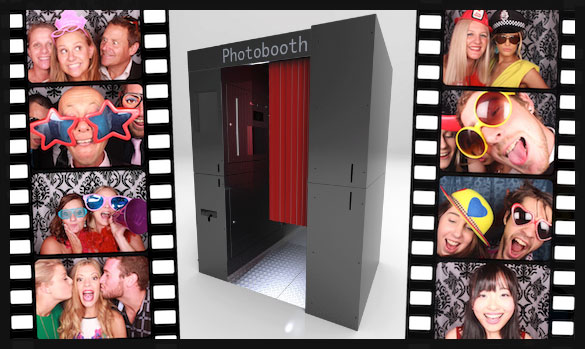 Glam Photobooths Classic Photo Booth & Photo Strips