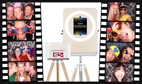 Glam Photobooths Selfie Station & Photo Strips