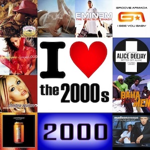 I love the 2000s with CD Single Covers from the year 2000