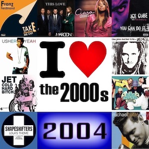 I love the 2000s with CD Single Covers from the year 2004