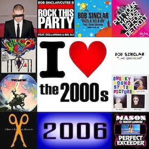 I love the 2000s with CD Single Covers from the year 2006