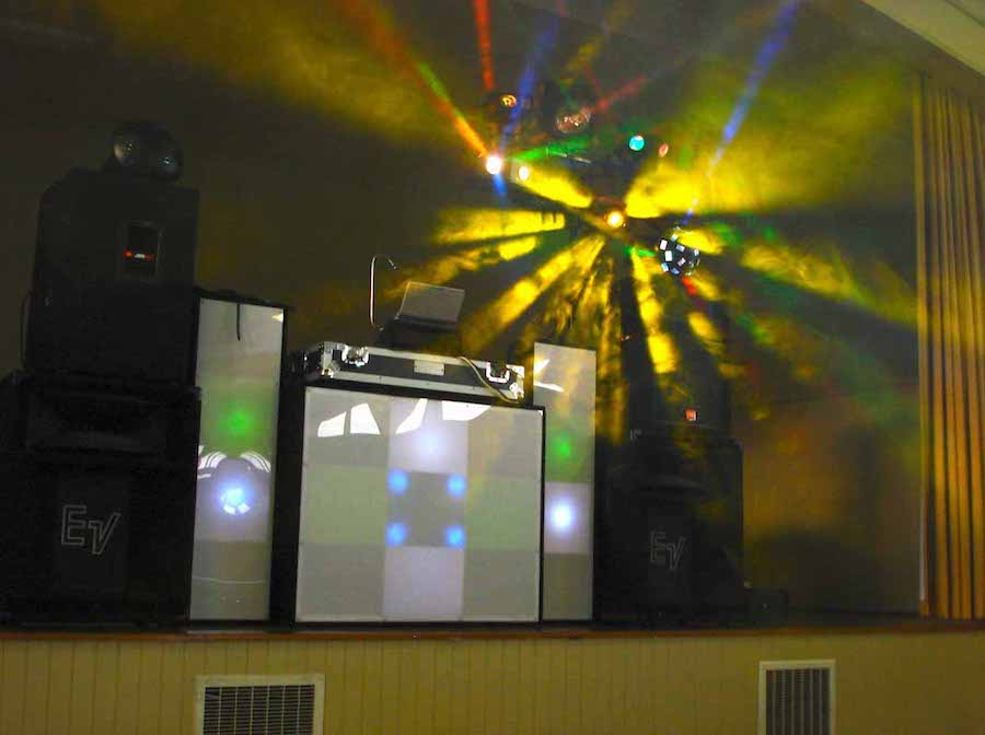 Armada Mobile Disco & DJ Services DJ Setup for a large event