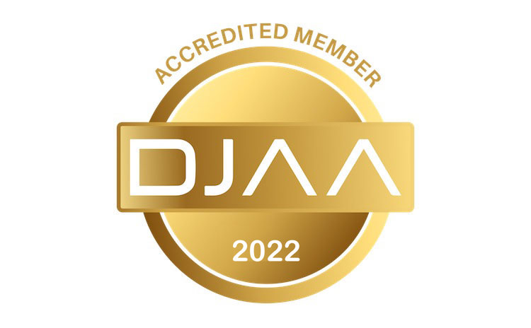 Logo DJAA Accredited 2022