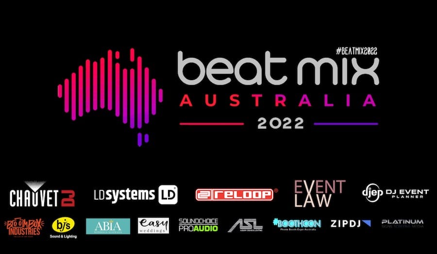 Beat Mix Australia Conference 2022 Graphic with Sponsors
