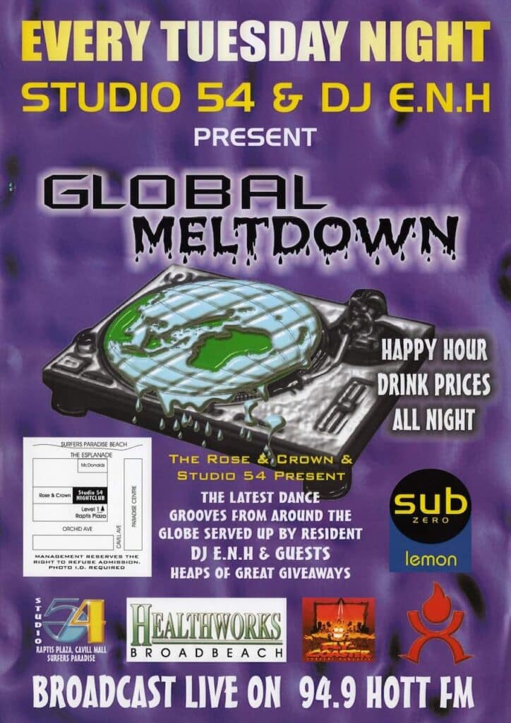 DJ Ian H - Global Meltdown Flyer Live Braodcast on 94.9 Hott FM