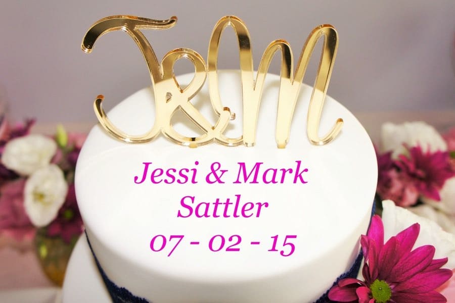 Mark & Jessie's Wedding Cake